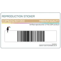 Yamaha FJR1300 Set di adesivi OEM 3P6242401000 X3P6242401000