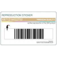 HONDA Emblema de basculante trasero X87121MG2700