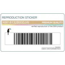 Autocollant de réservoir