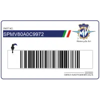 MV AGUSTA Naklejka ozdobna na prawy wspornik, prawa strona SPMV80A0C9972