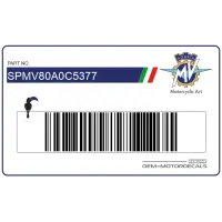 MV AGUSTA Middenvries voorsticker, rechterkant SPMV80A0C5377