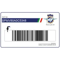 MV AGUSTA Adesivo centrale posteriore SPMV80A0C5348