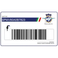 MV AGUSTA Adesivo logo Brutale parafango anteriore, lato sinistro SPMV80A0B7823