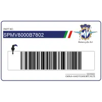 MV AGUSTA Adesivo carenatura posteriore, lato destro SPMV8000B7802
