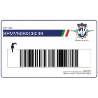 MV AGUSTA Adesivo serbatoio MV 800 DRAGSTER SPMV80B0C6039