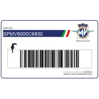 MV AGUSTA Adesivo carenatura laterale Reparto Corse SPMV8000C6830