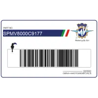 MV AGUSTA Adesivo Carenatura Laterale Dragster, Lato Sinistro SPMV8000C9177