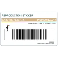 SUZUKI Kuipdeel RGV250 Stickerset X6827022D60C3T