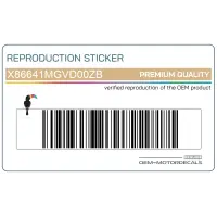 HONDA Aufkleber für rechte Seitenverkleidung X86641MGVD00ZB