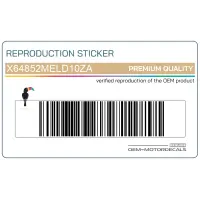 HONDA Top shelter Honda mark, left side X64852MELD10ZA
