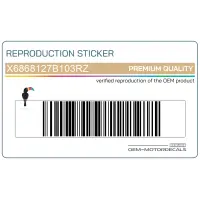SUZUKI Autocollant de panneau latéral X6868127B103RZ
