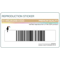 Emblemat R1 owiewki bocznej Emblemat R1 owiewki bocznej