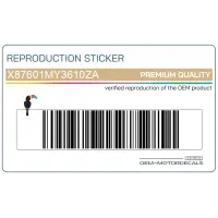HONDA Zijpaneel sticker X87601MY3610ZA