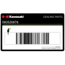 Emblemat Kawasaki na zbiornik paliwa, prawa strona