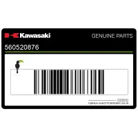 KAWASAKI Kraftstofftank Kawasaki Emblem, rechte Seite 56052-0876
