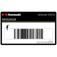 KAWASAKI Zitting deksel ZR-7 embleem 56052-0039