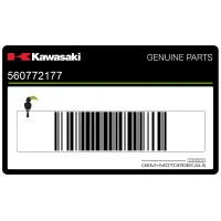 KAWASAKI Fuel tank cover pattern, left side lower 56077-2177