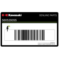 KAWASAKI Kraftstofftank ER-5 Emblem, linke Seite 56052-0055