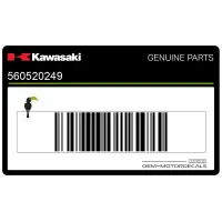 KAWASAKI Autocollant de réservoir Kawasaki, côté gauche 56052-0249