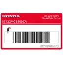 Honda embleem voor tank, linkerkant