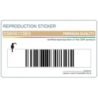 KAWASAKI Autocollant de panneau latéral, côté droit X560611563