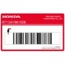 Fuel tank stripe, left side