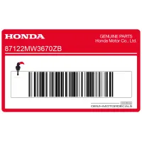 HONDA Emblema Honda serbatoio, lato sinistro 87122-MW3-670ZB