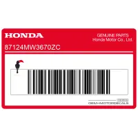 HONDA Side cover stripe, left side 87124-MW3-670ZC