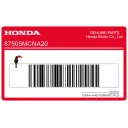 Swingarm tire label