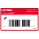Fuel tank Honda emblem, right side