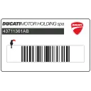 Linke Verkleidung DUCATI ST3 Aufkleber, linke Seite