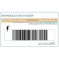 SUZUKI Unterverkleidung GSX-R Aufkleber, linke Seite X6819002H00DBZ