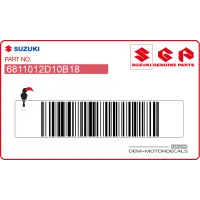 SUZUKI Tanksticker DR, linkerkant 68110-12D10-B18