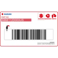 SUZUKI Brandembleem voor tank DR 68681-12D00-3US