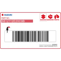 SUZUKI DR650 Autocollant de Réservoir, Côté Droit 68121-12E20-C9B