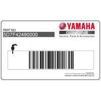 YAMAHA Adesivo serbatoio YZF-R125, lato destro 5D7-F4249-00-00