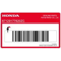HONDA Side cover stripe, left side 87129-177-620ZC