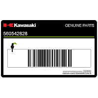 KAWASAKI Autocollant de carénage inférieur Kawasaki, côté gauche 56054-2828