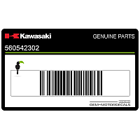 KAWASAKI Naklejka Kawasaki na dolną owiewkę, lewa strona 56054-2302