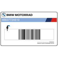BMW Tail cowl F650GS emblem, right side 46637724510