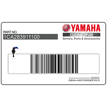 Pegatina para carenado frontal, lado izquierdo