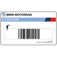 BMW Adesivo carenatura lato destro F800GS 51148525988