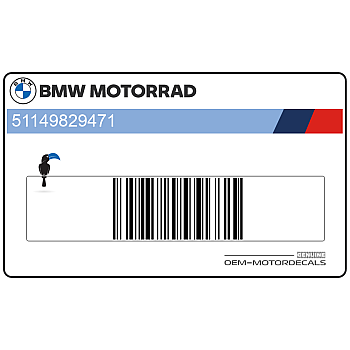 Naklejka na osłonę zbiornika, lewa strona