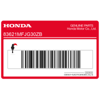 HONDA Autocollant de coque arrière gauche, côté gauche 83621-MFJ-G30ZB
