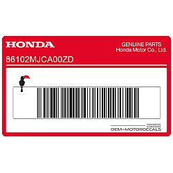 Belly pan decal, right side