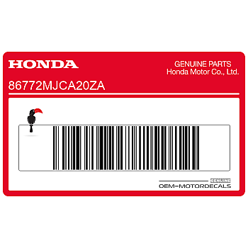 Pegatina colin, lado izquierdo