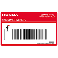 HONDA Autocollant logo Repsol pour carénage 86833-MGP-M30ZA