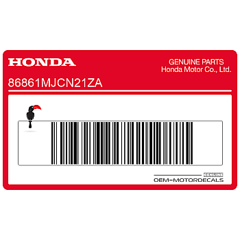 Belly pan decal, right side