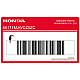 Honda CB500X Naklejka na bak prawa strona OEM 86171MJWDZ0ZC Oryginalna fabryczna grafika