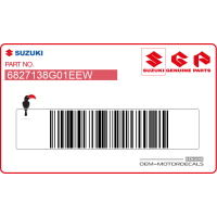 SUZUKI Emblema del carenado lateral derecho Bandit 68271-38G01-EEW